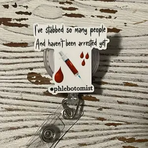 Phlebotomist Badge Reel