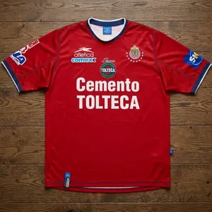 [Hot Sale] - Chivas de Guadalajara 2002-03 Away Soccer Jersey - Full Print Logo