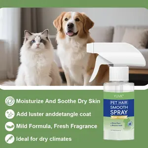 Pet Odor Eliminator Spray Yuvk, Effective Pet Deodorizer Solution, Freshening & Cleaning Agent for Pets, Essential Care Item，2pcs
