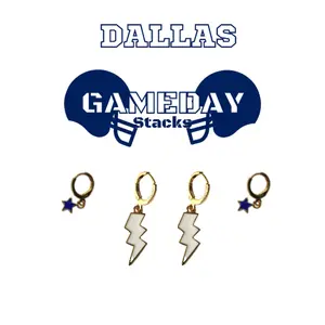 University of Dallas Classic Gameday Earring Stack