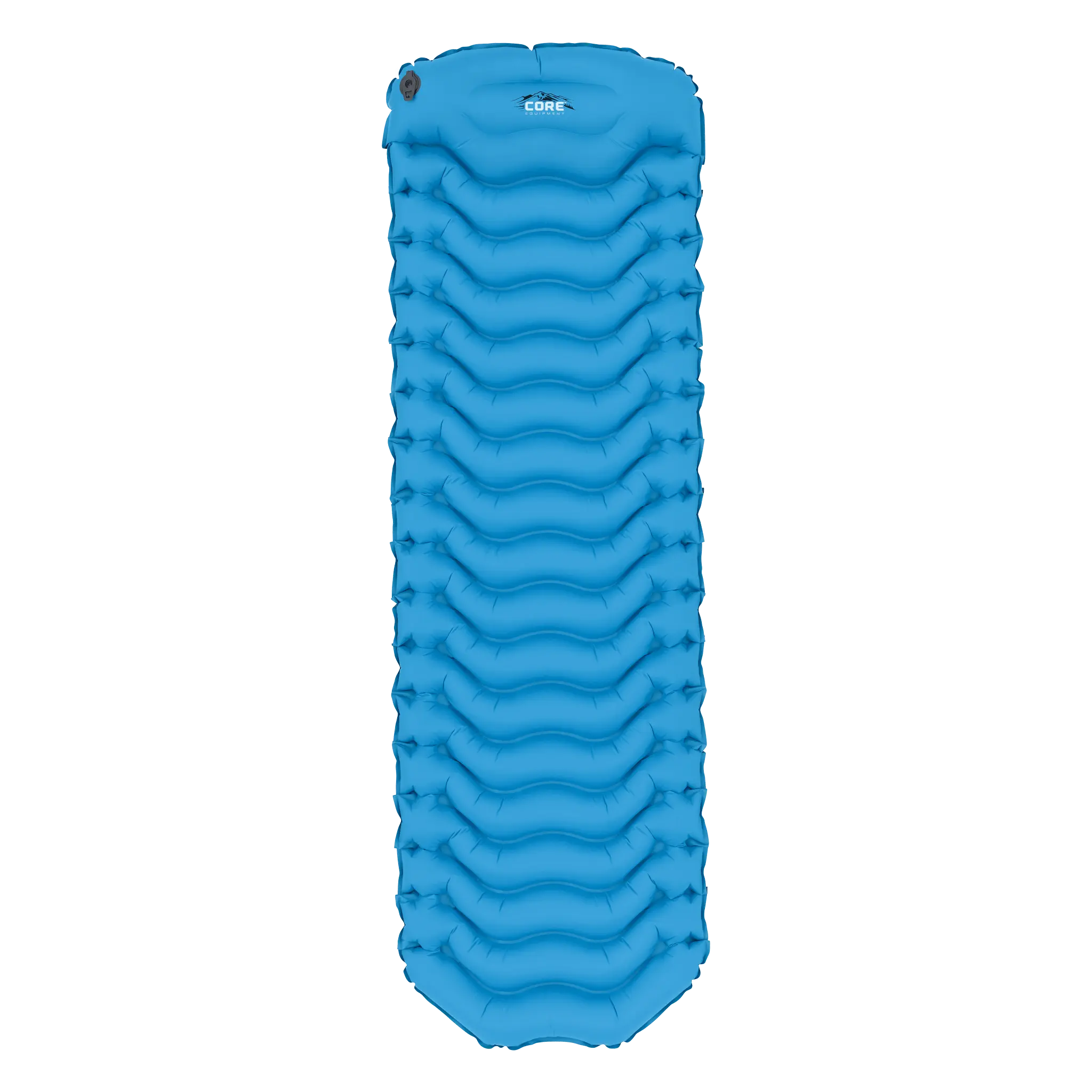Lightweight Insulated Sleeping Pad - 3-Season, 1-Person, Portable Inflatable, Built-In Micro-Adjust, Ezflow System Camping & Hiking Gear