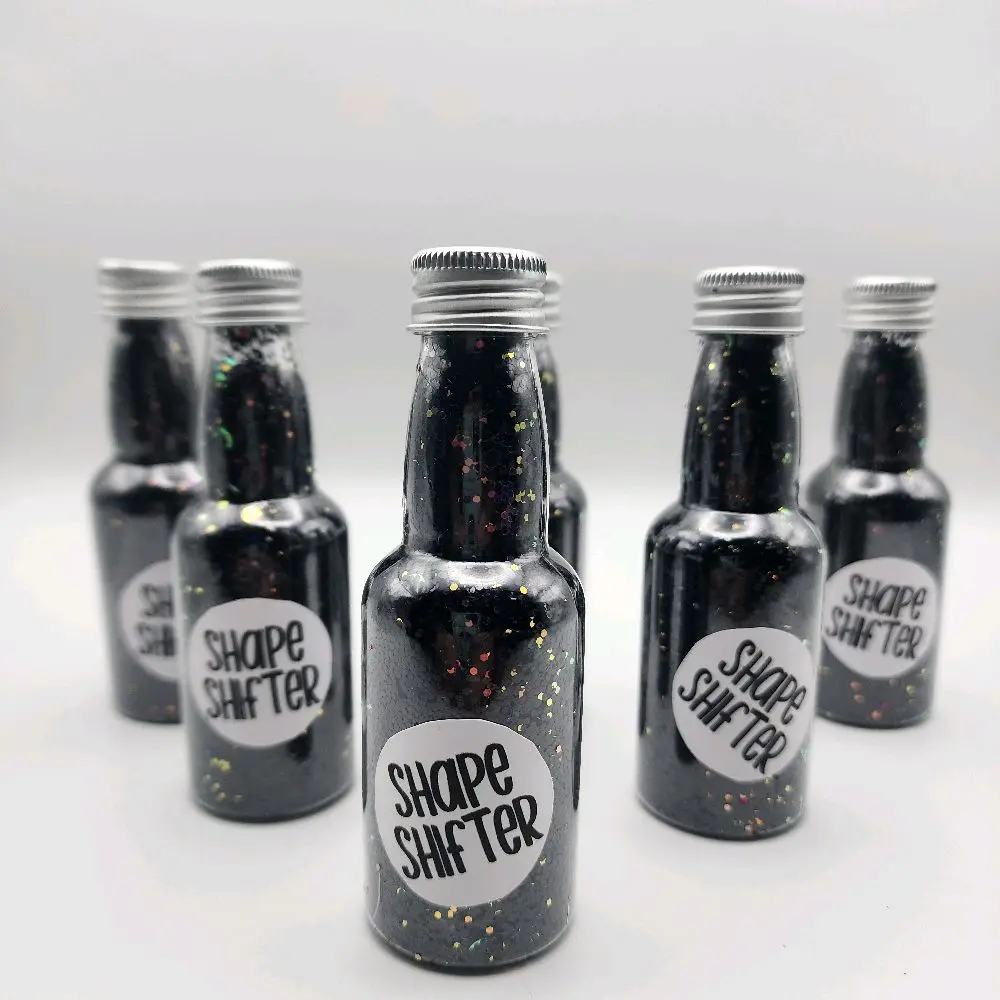 2oz Black Shape-Shifter Glitter, Bats Motif, Holographic Circles for Creative Craft (Toys & Hobbies, DIY Scrapbooking & Stamping)