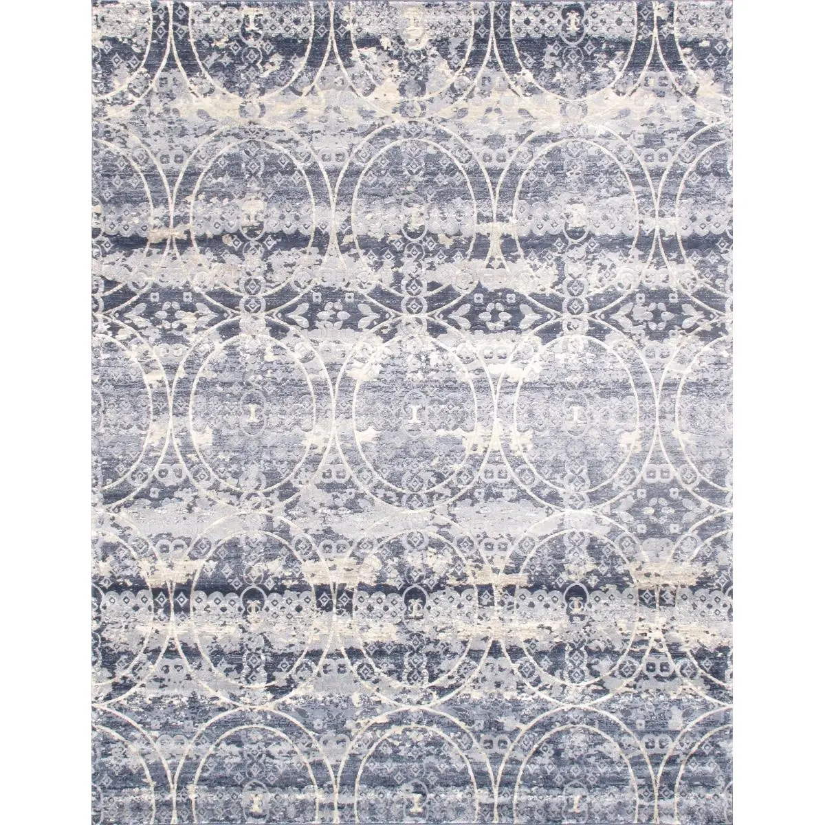 Pasargad Home PRC-1023 4x6 4 x 6 ft. Amadeus Design Power Loom Area Rug, Blue