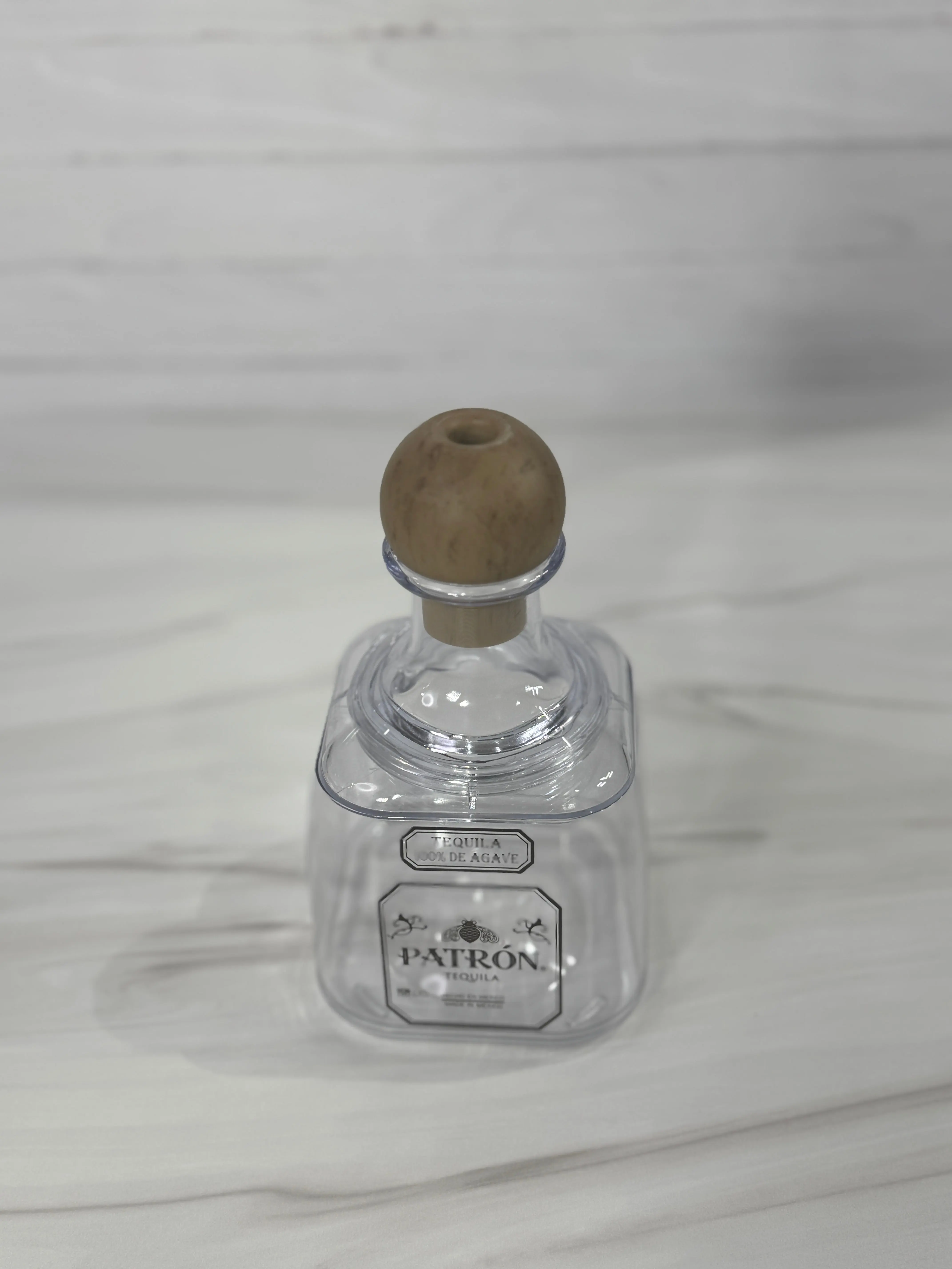 (1). Patron Reusable Cup-With Straw Hole Cork Tan- Original (In Stock) Buy 5 Get 2 Rainbow Patron Cups Free