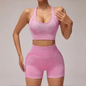 Hijesse Women's high waisted and hip lifting shaping yoga set, suitable for fitness hot girls, daily travel yoga clothes, American sports yoga set, suitable for spring and summer dressing