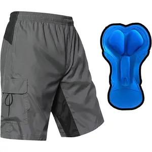 Men's 3D Padded Mountain Bike Shorts Lightweight MTB Cycling Shorts