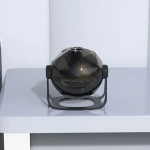 Galaxy starry sky projection lamp indoor atmosphere lighting decoration starry sky lamp, two timer modes (45 minutes, 90 minutes), two starry sky modes optional, nebula change speed and brightness adjustable, 8 nebula color modes
