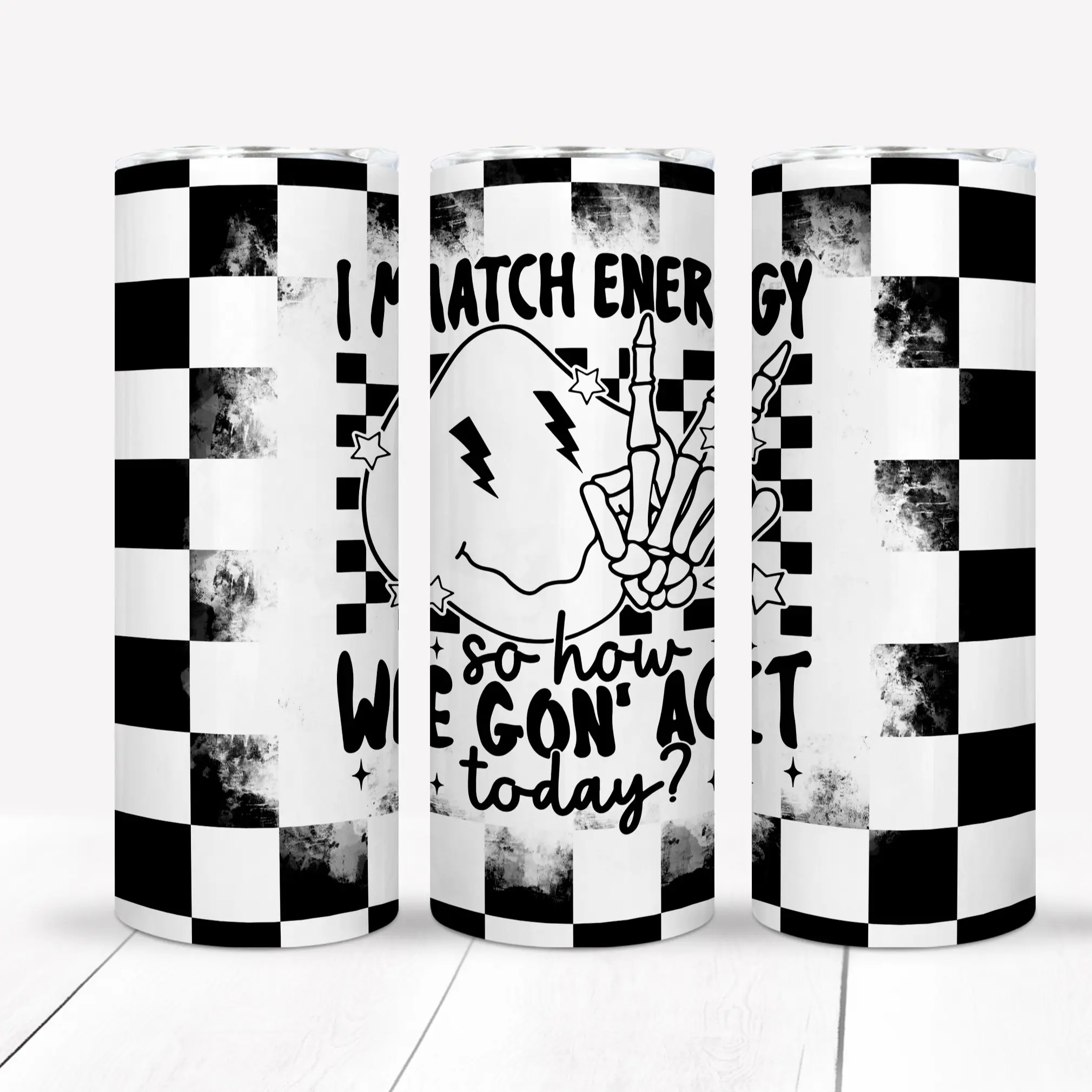 Match Energy 20-25oz tumbler Lid Flasks Drinkware Portable Stainless Steel Drink Bottle Straw Mug Bottled
