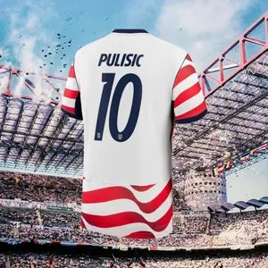 2026 USA Men's Home #10 Pulisic Short-Sleeve Soccer Jersey - Breathable