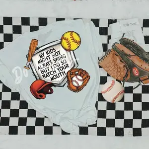 Ball Mom I Swing Tee Tshirts T-Shirt