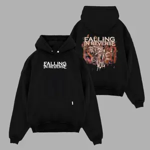 Vintage Falling In Reverse World Tour Rock Band  2 side T-Shirt ,Unisex Numetal Music Graphic Tee, Rock Band Shirt, Retro Music Tee, Rock Music Lover Shirt, Vintage Band Shirts Casual Comfort Cotton Fabric Fit Top , Top Men's and Women's Clothing