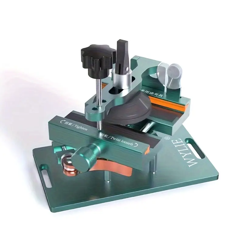 [WYLIE Multi-Purpose Phone Repair Kit] 4-in-1 WYLIE Multi-Purpose Phone Repair Fixture Kit - 360 °   Rotatable Stainless Steel Mainboard Clamp Tool - Universal Model for Back Glass/Cover/Screen Removal, Uncharged Manual Operation