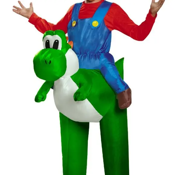 Adult Mario Dinosaur Inflatable Suit
