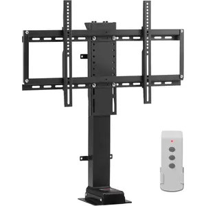 VEVOR Motorized TV Lift Stroke Length 35 Inches Motorized TV Mount Fit for 37-65 Inch TV Lift with Remote Control Height Adjustable 28.7-64.2 Inch,Load Capacity 130 Lbs