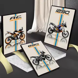 KTM K-Cool T-Motorcycle 390 Duke 1290 Super Duke R Painting Calligraphy Gift with prints Home bedroom living room decoration promotion and display suitable for bedroom bar parlor home decor gift fade-Resistant, Non-sticky, vibrant Wall print poster