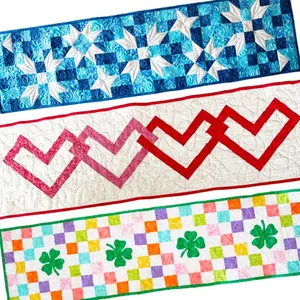 Seasonal Quilted Table Runner Kit Bundle
