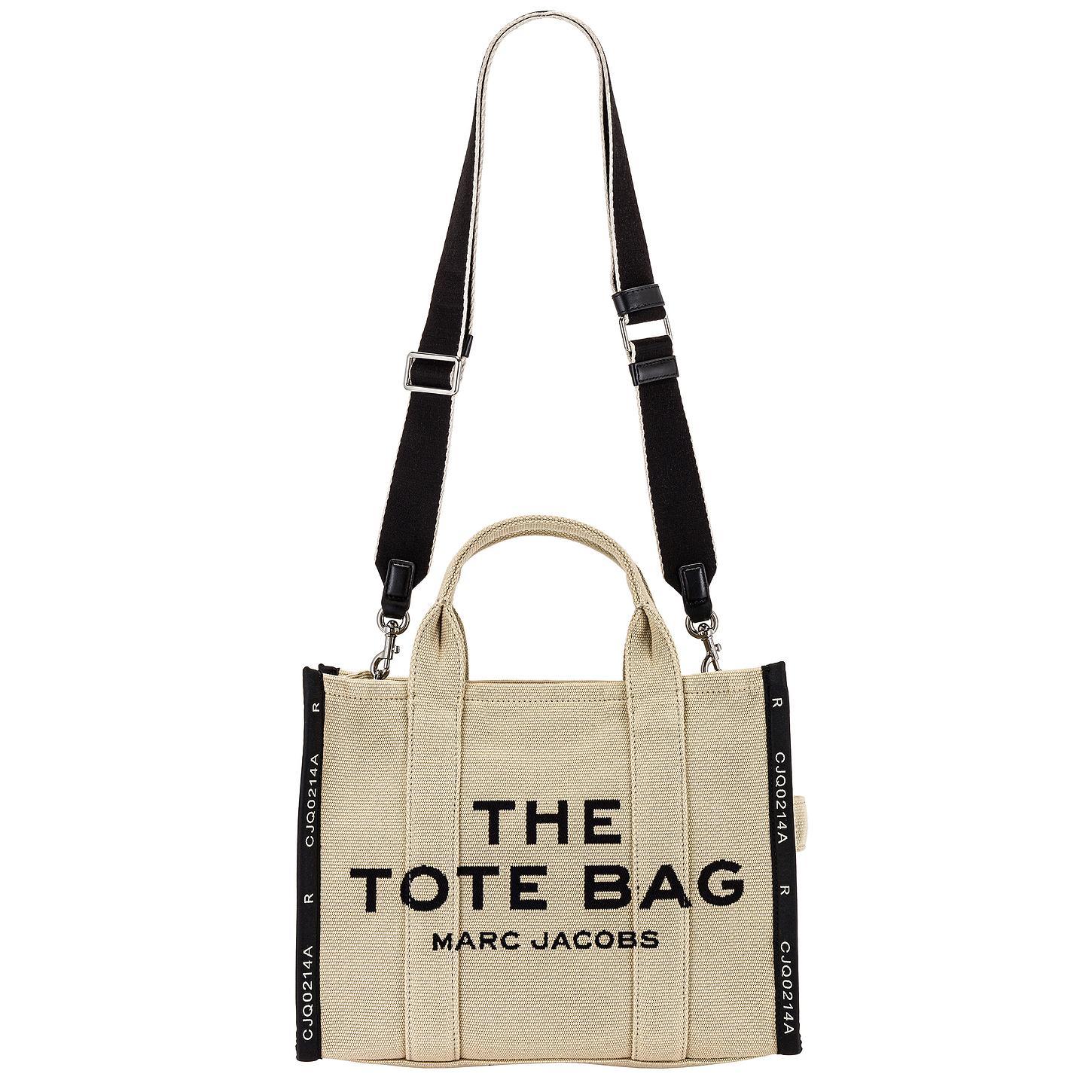 Marc Jacobs The Jacquard Medium Tote Bag in Warm Sand