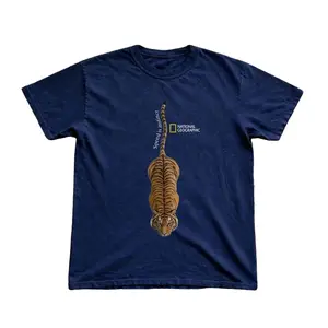 Gildan Men's and Women's T-shirt, National Geographic tiger graphic tee, " speed is instinct ", Animal tee, Y2k Unisex Graphic Tees Gothic Grunge Emo Scene Amity Affliction Style Clothes Menswear Womenswear Streetwear