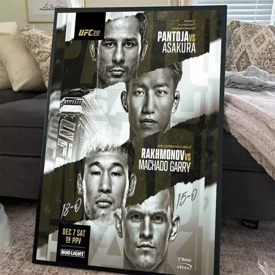 UFC 310 Official Poster, Gift, Home Décor