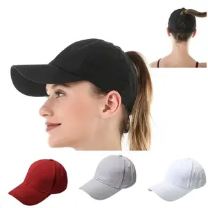 Womens Ponytail Trucker Baseball Hat - Stylish Design for Everyday Wear Pefect to Hold Your Ponytail with Ponytail Hole on the Back headwear open Hat