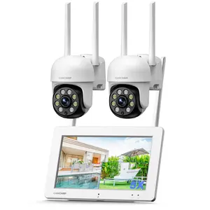 SC26 3MP Wireless Security Camera System with 7''Touch Monitor and 32GB Card & Color Night Vision