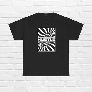 Women's urban exploration and streetwear culture Graphic T-Shirt - Short Sleeve Crew Neck Regular Fit Casual Wear | Soft & Breathable Fabric, Durable Print, Everyday Comfort, Machine Washable, minimalist graphic design with optical illusion patterns city