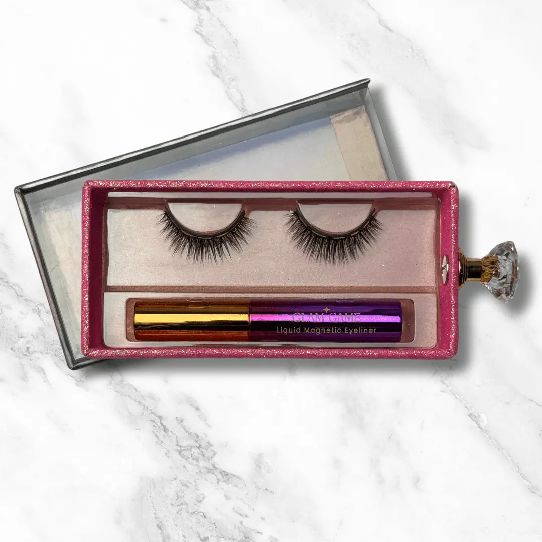 Baby Magnetic Lash & Liner Set – Short-Length Round Eye for Cheerleaders