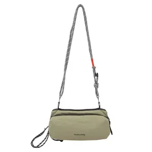 Outdoor Nylon Sling Crossbody Bag, Water Bottle Holder Shoulder Purse, Casual Streetwear Hiking Bag for Men & Women outdoorfun