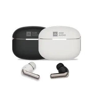AGM Buds 8 13mm Full-Range Sound -25dB ANC 6H Music Playtime IPX4 Water Resistance simple and graceful Christmas gift