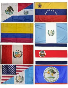 Banderas de Latino America - de 60x36 Inch con 2 ojales