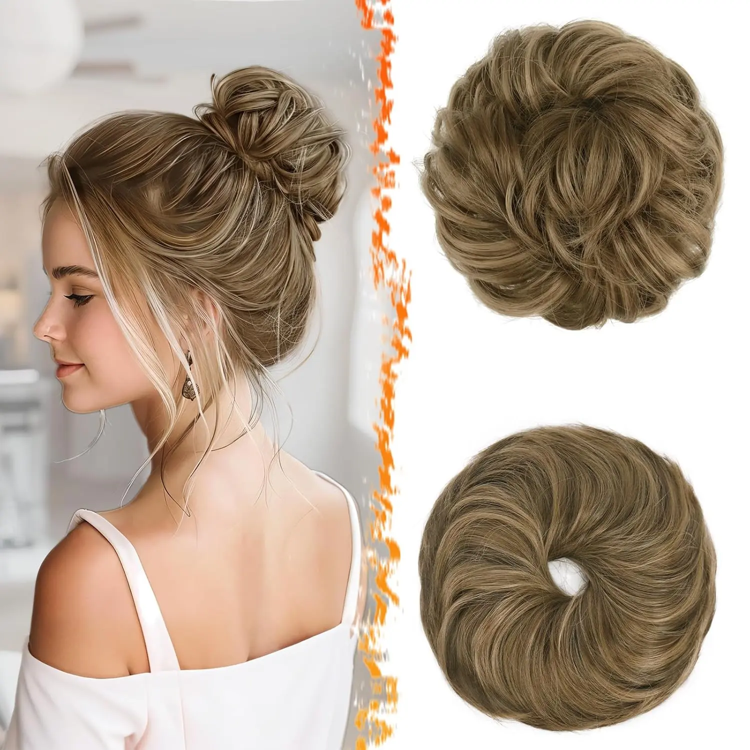 Brown with Honey Blonde