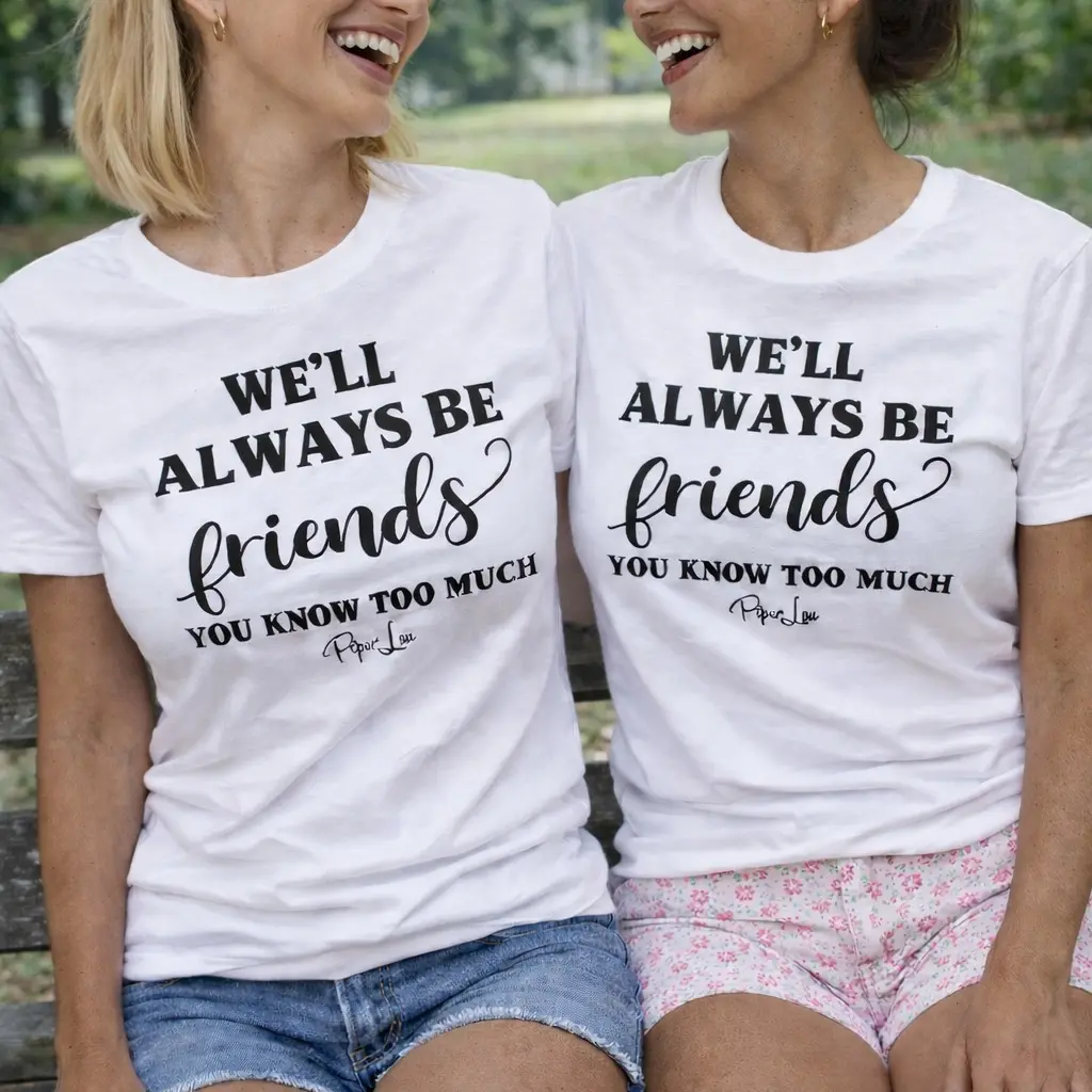 Women's T-Shirt, "Know Too Much" Graphic Print, Soft Ring-Spun Cotton Fabric, Casual Streetwear for Everyday Basics, Durable