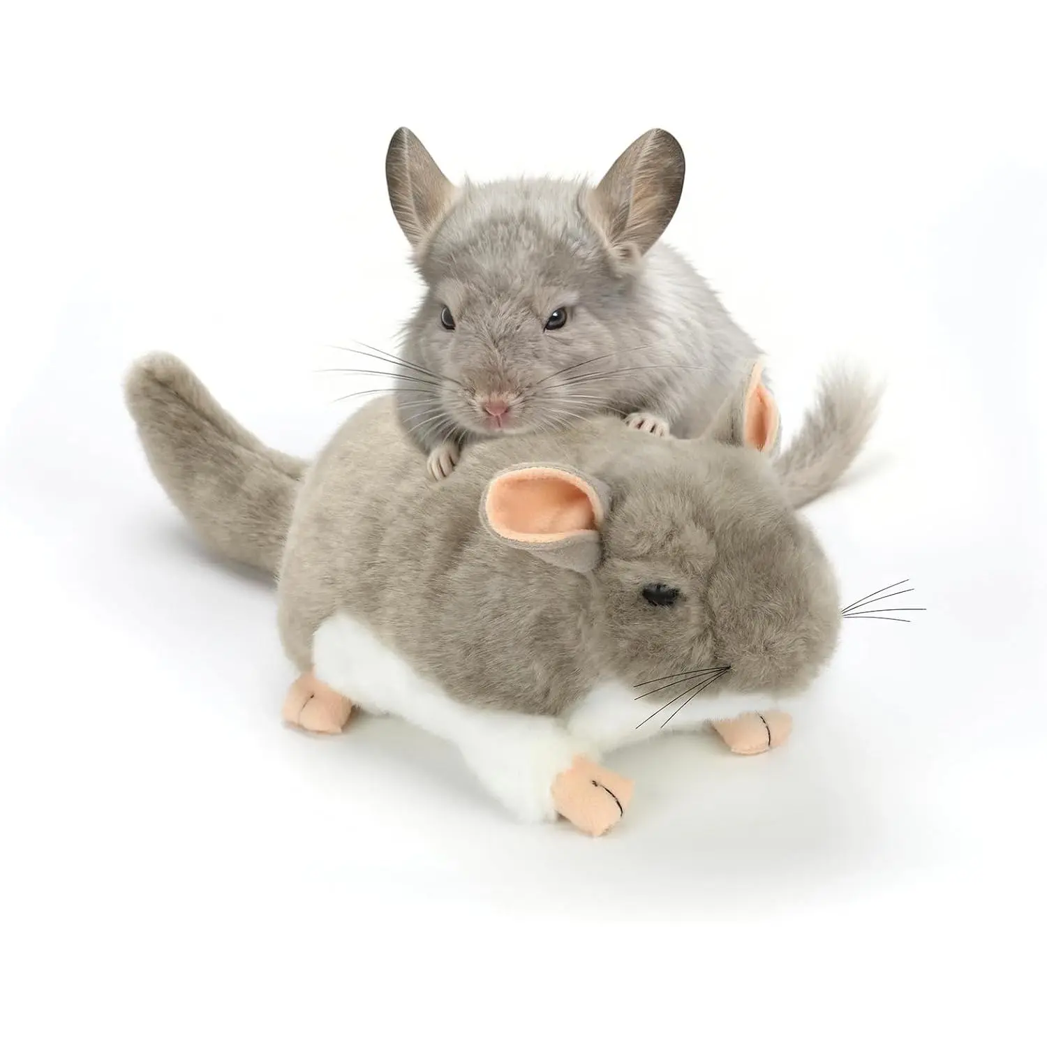 YUEPET Small Animal Plush Cuddler Toy, Soft Comfort Companion for Chinchillas, Anxiety & Stress Relief Buddy for Guinea Pigs, Hamsters