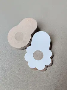 5 Pairs Sexy Summer Pool Beach Disposable Nipple Covers, Invisible Chest Pasties, Breathable Ultra-Thin Adhesive Breast Shields