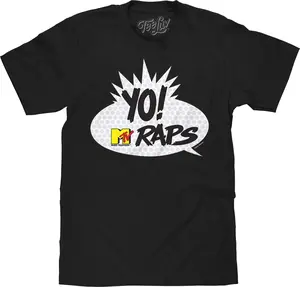 Yo! MTV Raps T-Shirt - Black