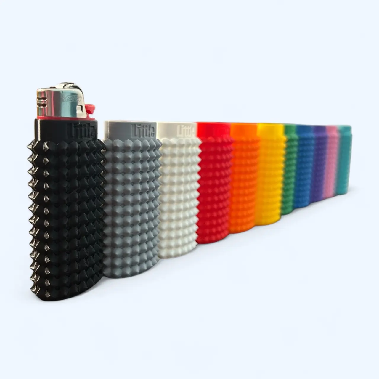 Little Ouchies Grippie Bic Lighter Sleeve – Sensory Fidget Cover with Tactile Texture, Vibrant Colors, Lighter Accessories