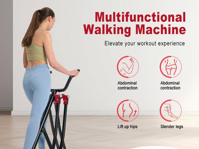 Home Space Walker Aerobic Stepper Does Not Hurt Your Knees Exercises Buttocks, Legs, Abdomen, Suitable for Men and Women Fitness Equipment