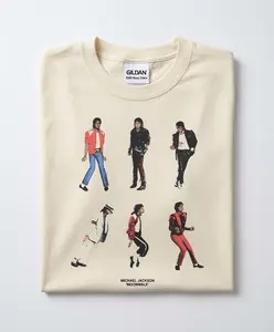 VINTAGE Michael Jackson 4.1 T-Shirt, Unisex Gift for Fans Top Womenswear Cotton