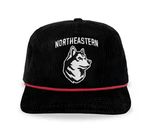 Northeastern Huskies Snapback: Corduroy