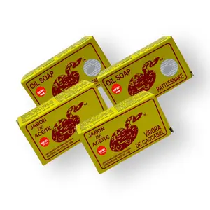 4 Pack Jabon de Aceite Vibora de cascabel Rattlesnake soap skincare acne Facial Cleansing Skin Repair Net Wt. 4.23 Oz (140gr) Improve your Skincare