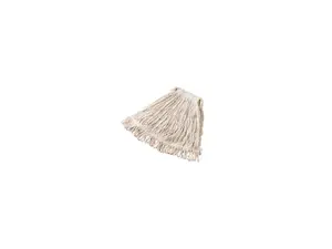 RUBBERMAID COMMERCIAL FGD11206WH00 1 in String Wet Mop, 16 oz Dry Wt, Slide On