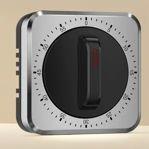 Magnetic Mechanical Kitchen Timer Wind Up Cooking Timer with Loud Alarm No Battery Manual Food Timer for Baking BBQ Senior Daily Reminders Clock