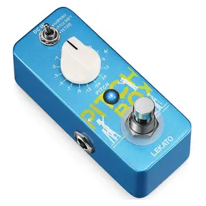 LEKATO Drop Pedal Harmonizer Guitar Effect Pedal, Mini Pitch Box Harmonizer Pitch Shifter Digital Octave Guitar Pedal, Pitch Guitar Effect for Electric Guitar Bass True Bypass