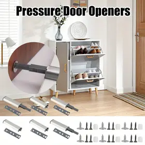 6 Pcs Magnetic Door Latches: Push to Open Door Catches, Door Dampers, Push Door Openers, Magnetic Latch Push Opener, Magnetic Push Latch, Latch Push to Open Lock, Push Touch Release Cabinet Lock for Door Drawer Release Latch