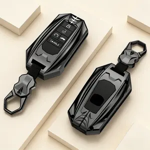 Fit for Honda Key Fob Cover Compatible with 2022 2023 2024 Accord Crv Civic Pilot 5 Buttons with Keychain accessories ASIN B0F