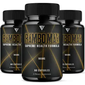 (3 Pack) Rambo Max Premium Performance Supplement, RamboMax Pills (180 Capsules)