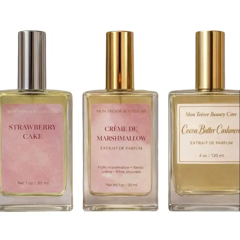 Extrait de Parfum for Women, Long-Lasting Fruity Sweet Scent for Layering, Choose Strawberry Cake, Creamy Coconut, or Fluffy Marshmallow, Aromatic Sweet Fruity, Signature Scent, Scent Layering
