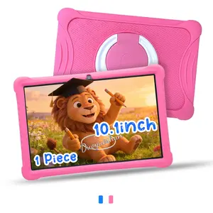 Newly designed portable tablet computer | Educational and entertainment device for students and children, 10.1-inch touchscreen tablet | 5G WiFi + dual cameras | Includes shockproof protective case | High-definition screen | Suitable for students