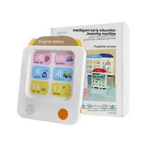 Unisex Plastic Children's Card-Inserting Reading Machine, 10-12 Years Educational Toy for Language, Math, English Learning & Logic Thinking Training, 175x140mm Electronic Learning Device