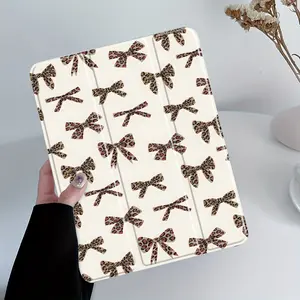 This sweet and cool leopard print bow case features an adjustable stand and pen slot, and is made of foldable, non-slip TPU material. It's suitable for Samsung, iPad mini, iPad Air, iPad Pro/iPad 10th and 11th generation iPads.